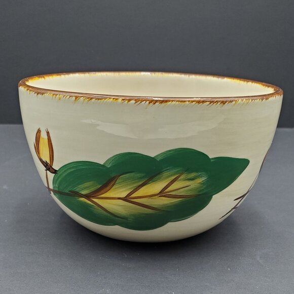 Tabletops Unlimited Autumn Soup Cereal Bowls Tabletops Gallery Fall Leaves Bowls - Picture 7 of 9